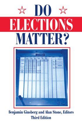 Imagen del vendedor de Ginsberg, B: Do Elections Matter? a la venta por moluna