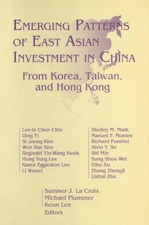 Imagen del vendedor de Croix, S: Emerging Patterns of East Asian Investment in Chin a la venta por moluna