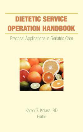 Imagen del vendedor de Kolasa, K: Dietetic Service Operation Handbook a la venta por moluna