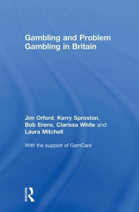 Seller image for Erens, B: Gambling and Problem Gambling in Britain for sale by moluna