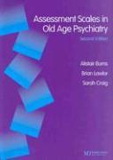 Bild des Verkufers fr Assessment Scales in Old Age Psychiatry zum Verkauf von moluna