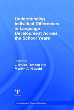 Image du vendeur pour Understanding Individual Differences in Language Development Across the School Years mis en vente par moluna