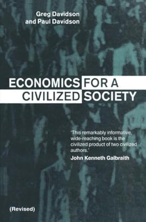 Seller image for Davidson, G: Economics for a Civilized Society for sale by moluna