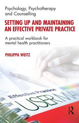 Seller image for Setting Up and Maintaining an Effective Private Practice for sale by moluna