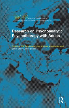 Bild des Verkufers fr Research on Psychoanalytic Psychotherapy with Adults zum Verkauf von moluna