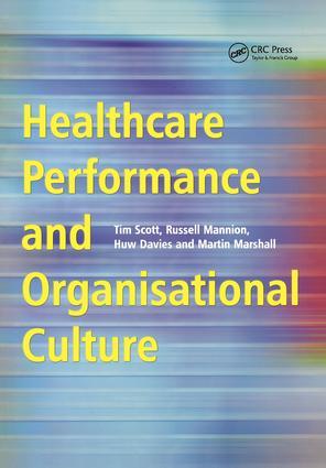 Imagen del vendedor de Healthcare Performance and Organisational Culture a la venta por moluna