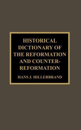 Seller image for Historical Dictionary of the Reformation and Counter-Reformation for sale by moluna