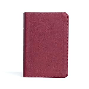 Image du vendeur pour Holy Bible : Christian Standard Bible, Cranberry Leathertouch, Reference Bible mis en vente par GreatBookPrices