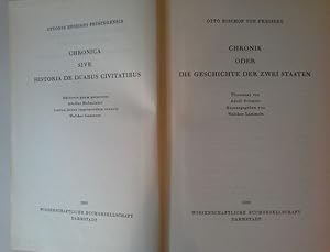 Image du vendeur pour Chronik oder Die Geschichte der zwei Staaten. Otto von Freising. bers. von Adolf Schmidt. Hrsg. von Walther Lammers / Ausgewhlte Quellen zur deutschen Geschichte des Mittelalters ; Bd. 16 mis en vente par Herr Klaus Dieter Boettcher