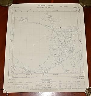 Ordnance Survey MAP Sheet SY 7688 DORSET Scale 1:12500 inches to 1 mile. Shows areas of WOODSFORD...
