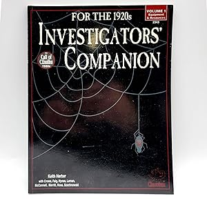Image du vendeur pour Investigators' Companion [2343] for Call of Cthulhiu mis en vente par Memento Mori Fine and Rare Books