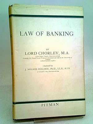 Bild des Verkufers fr Law of Banking zum Verkauf von World of Rare Books