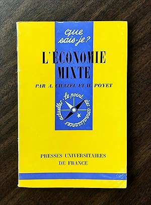 L'ÉCONOMIE MIXTE; QUE SAIS-JE? 1051