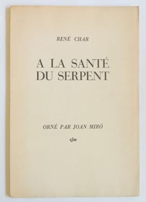 Imagen del vendedor de A la Sant du Serpent. Ilustrado por Joan Mir a la venta por Apartirdecero