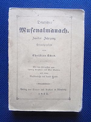 Bild des Verkufers fr Deutscher Musenalmanach. Zweiter Jahrgang. zum Verkauf von Antiquariat Klabund Wien