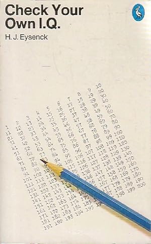 Imagen del vendedor de Check your own I.Q. - H.J. Eysenck a la venta por Book Hmisphres