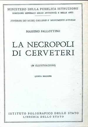 Immagine del venditore per La necropoli di cerveteri - Massimo Pallottino venduto da Book Hmisphres