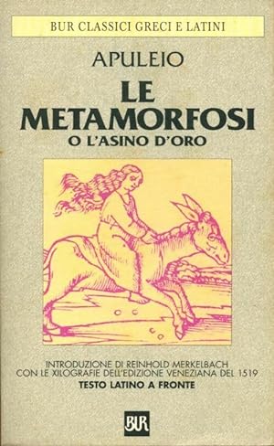 Imagen del vendedor de Le metamorfosi o l'asino d'oro - Apuleio a la venta por Book Hmisphres