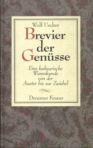 Imagen del vendedor de Brevier der Gen?sse - Wolf Uecker a la venta por Book Hmisphres