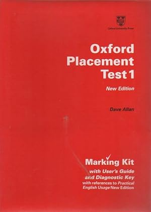 Oxford placement test 1. Marking kit - Dave Allan