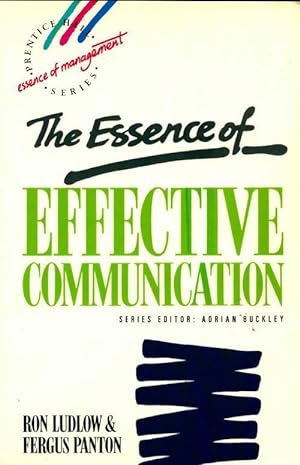 Imagen del vendedor de The essence effective communication - Ron Ludlow a la venta por Book Hmisphres