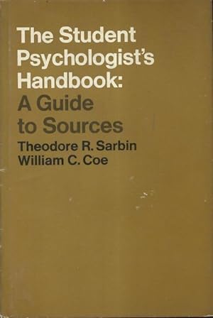 Seller image for The student psychologist's handbook : A guide to sources - Theodore R Sarbin for sale by Book Hmisphres