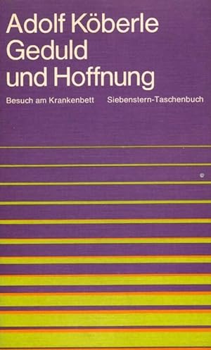 Seller image for Geduld und hoffnung - Adolf K?berle for sale by Book Hmisphres
