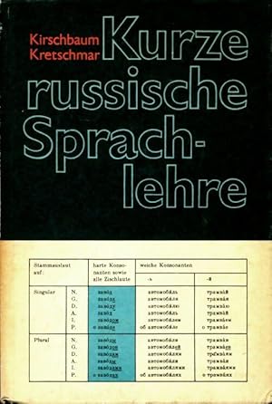 Image du vendeur pour Kurze Russische Sprachlehre - E.G Kirschbaum mis en vente par Book Hmisphres