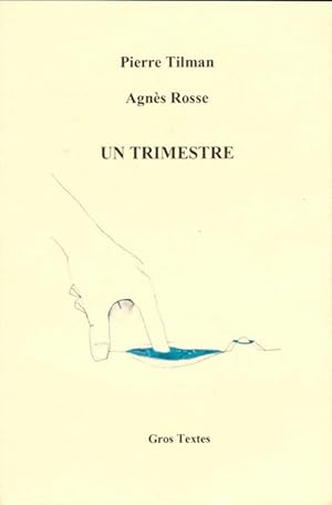 Seller image for Un trimestre - Pierre Tilman for sale by Book Hmisphres