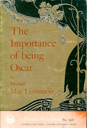 Seller image for The importance of being Oscar - Micheal Mac Liammoir for sale by Book Hmisphres