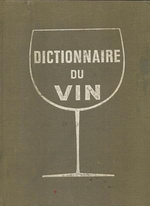 Imagen del vendedor de Dictionnaire du vin - Yves Renouil a la venta por Book Hmisphres