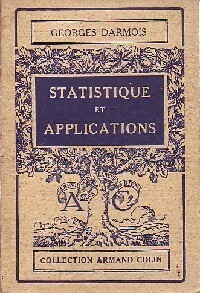 Image du vendeur pour Statistiques et applications - G. Darmois mis en vente par Book Hmisphres