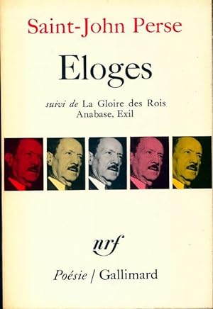 Seller image for Eloges / La gloire des rois / Anabase / Exil - Saint-John Perse for sale by Book Hmisphres