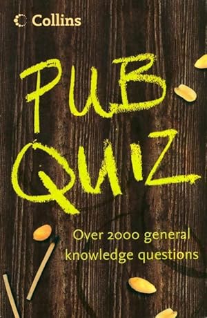 Seller image for Pub quiz - Collectif for sale by Book Hmisphres