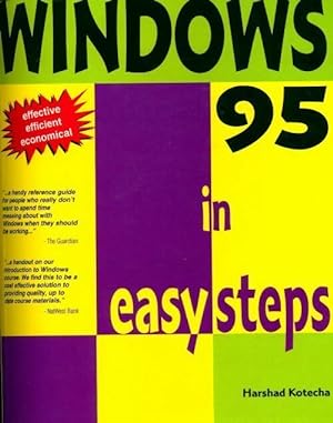 Windows 95 in easy steps - Harshad Kotecha