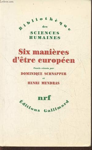 Bild des Verkufers fr Six manires d'tre europen- Essais zum Verkauf von Le-Livre