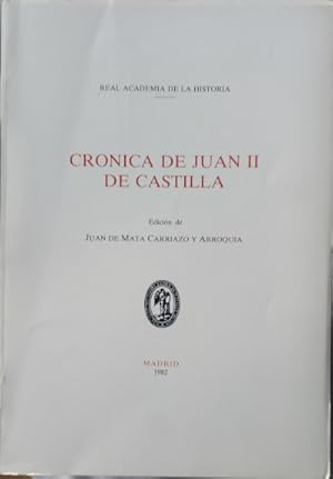 Imagen del vendedor de Crnica de Juan II de Castilla a la venta por Librera Reencuentro