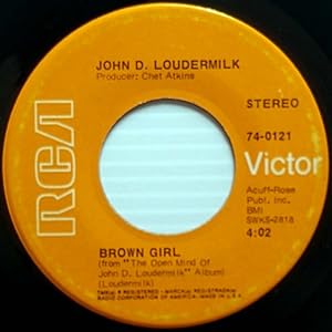 Seller image for Brown Girl / The Jones' [7" 45 rpm Single] for sale by Kayleighbug Books, IOBA