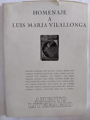 Imagen del vendedor de Homenaje a Luis Mara Vilallonga a la venta por Librera Ofisierra