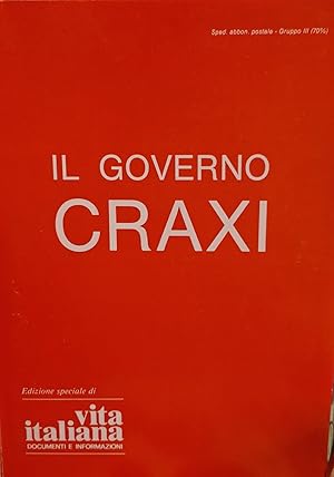 Il governo Craxi