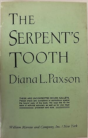Imagen del vendedor de The Serpent's Tooth a la venta por Collectible Science Fiction