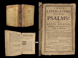 Seller image for A brief explication of the first fifty Psalms for sale by Schilb Antiquarian