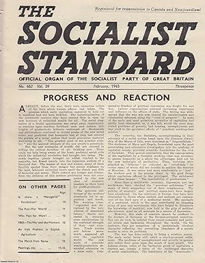 Progress and Reaction. A short article contained in a complete 8 page issue of The Socialist Stan...