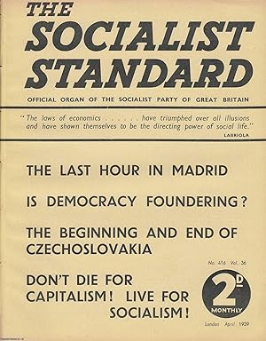 The Last Hour in Madrid. A short article contained in a complete 16 page issue of The Socialist S...