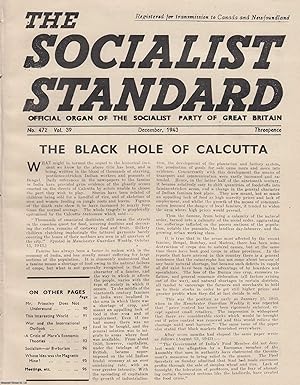 The Black Hole of Calcutta. A short article contained in a complete 8 page issue of The Socialist...
