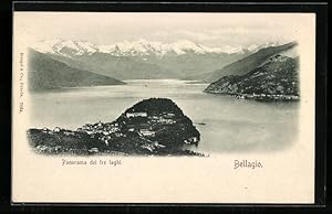 Immagine del venditore per Cartolina Bellagio, Panorama dei tre laghi venduto da Bartko-Reher