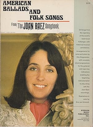 Bild des Verkufers fr American Ballads and folk songs From the Joan Baez Songbook zum Verkauf von Robinson Street Books, IOBA