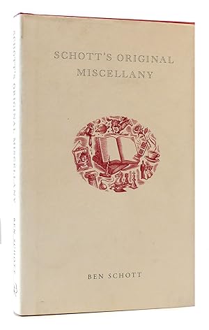 Immagine del venditore per SCHOTT'S ORIGINAL MISCELLANY venduto da Rare Book Cellar