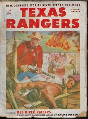 Bild des Verkufers fr TEXAS RANGERS: July 1954 ("Red River Raiders") zum Verkauf von Books from the Crypt