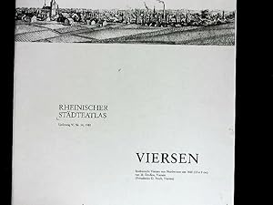 Bild des Verkufers fr Rheinischer Stdteatlas Nr. 34 : Lfg. 6. Viersen. Stadtansicht Viersen von Nordwesten um 1860. zum Verkauf von Antiquariat Bookfarm